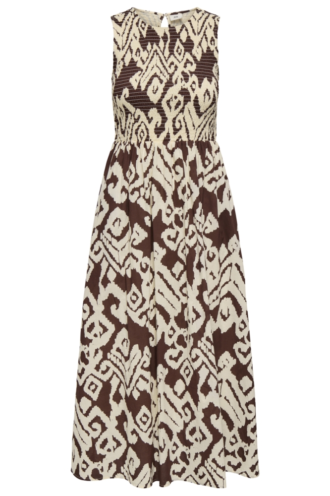 Jacqueline de Yong bruine dames jurk | Vooraanzicht