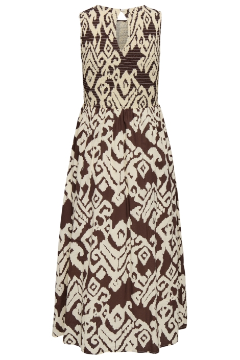 Jacqueline de Yong bruine dames jurk | Achteraanzicht