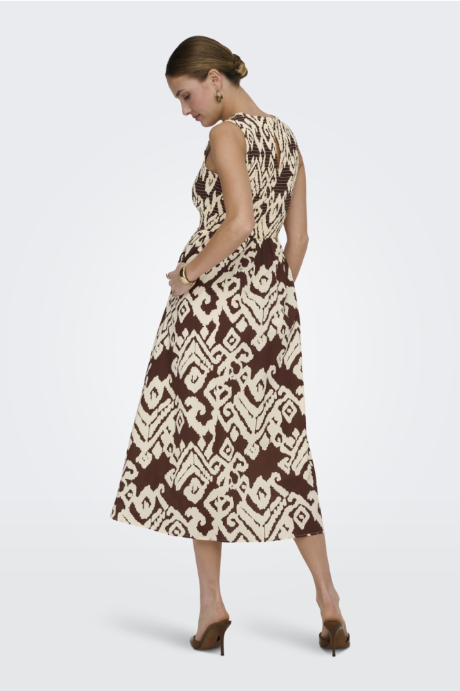 Jacqueline de Yong bruine dames jurk | 