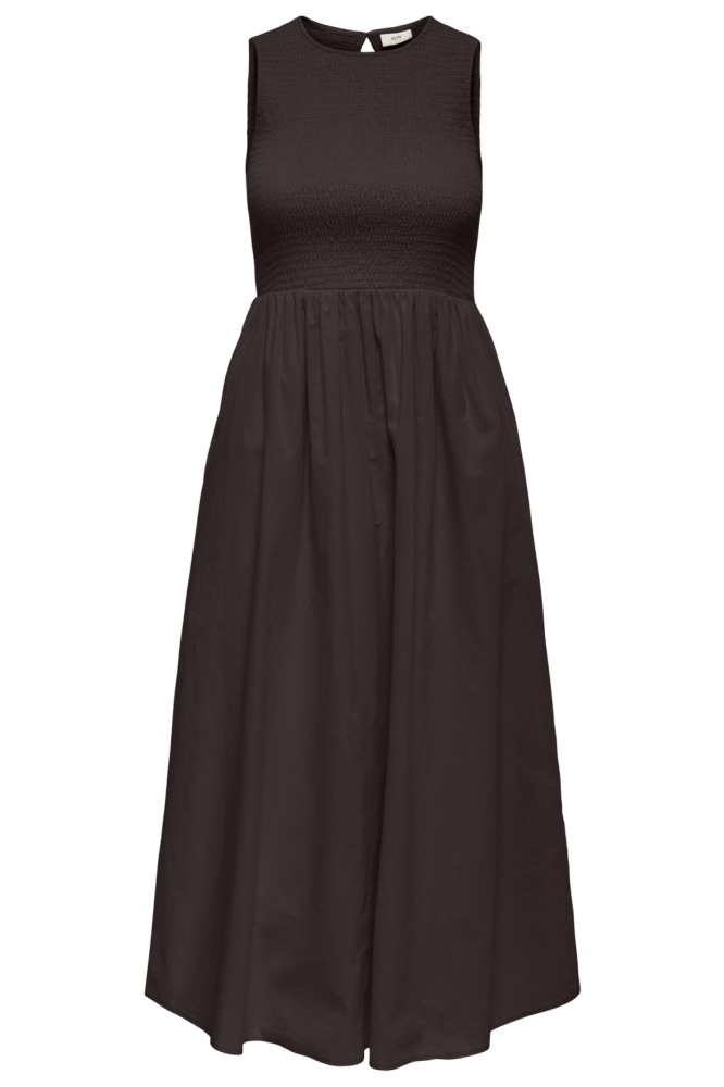 Jacqueline de Yong bruine dames jurk | Vooraanzicht