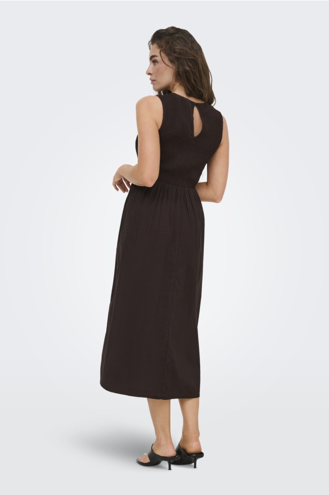 Jacqueline de Yong bruine dames jurk | 