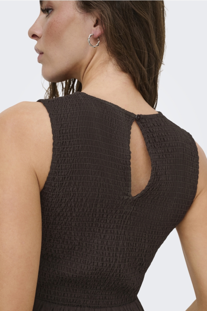 Jacqueline de Yong bruine dames jurk | 