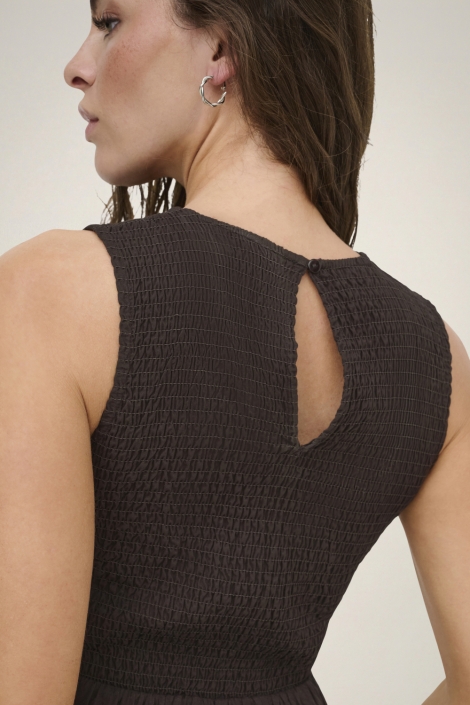 Jacqueline de Yong bruine dames jurk | Unique Selling Point