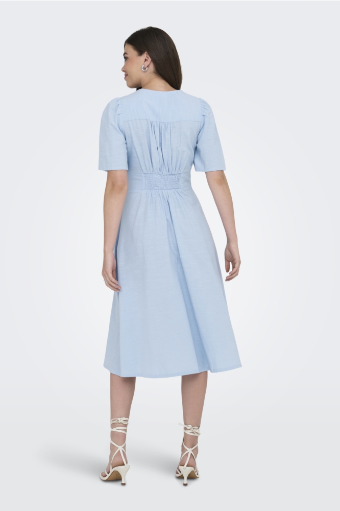 Jacqueline de Yong blauwe dames jurk | Model