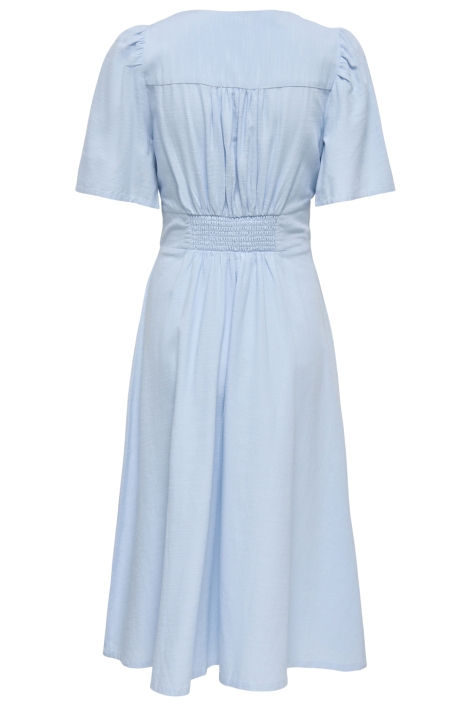 Jacqueline de Yong blauwe dames jurk | Achteraanzicht