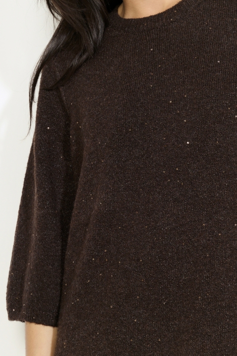 LolaLiza bruine dames jurk | Close up