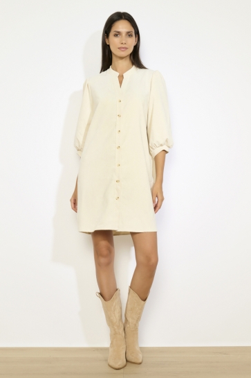 LolaLiza Jurk R ZAZA 08104308 VANILLA WHITE