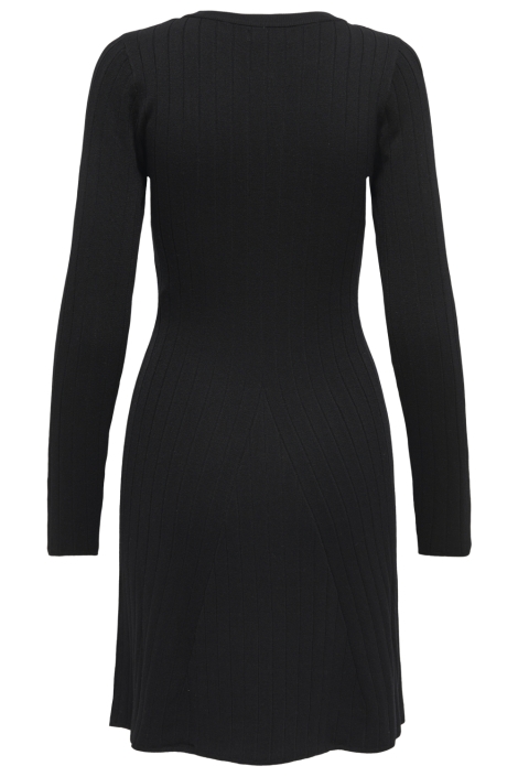 Jacqueline de Yong zwarte dames jurk | Achteraanzicht