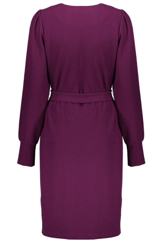 Geisha paarse dames jurk | Achteraanzicht