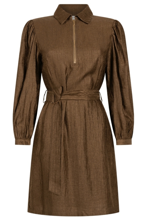 Aaiko groene dames jurk | Vooraanzicht