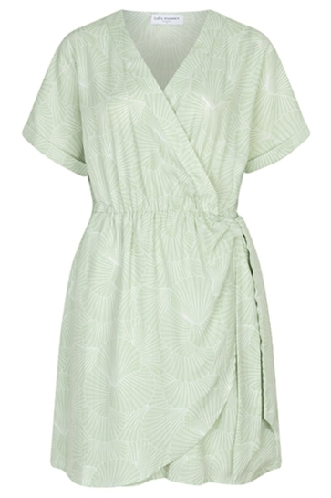 Lofty Manner Jurk DRESS SOLIRA RD21 446 mint off white