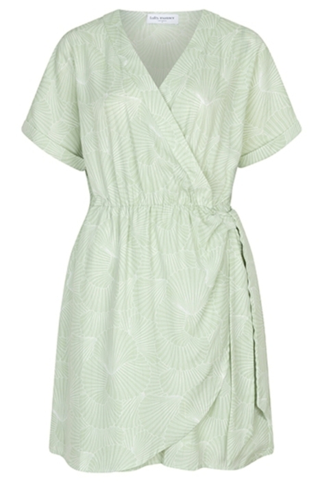Lofty Manner groene dames jurk | Vooraanzicht