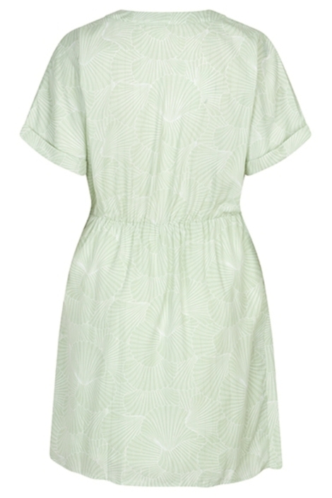Lofty Manner groene dames jurk | Achteraanzicht