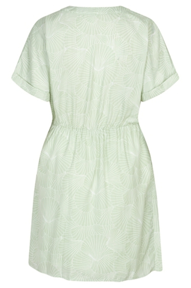 Lofty Manner groene dames jurk | Achteraanzicht