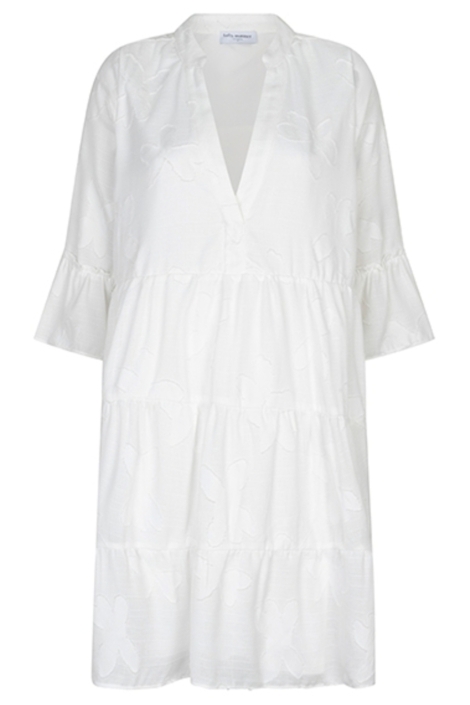 Lofty Manner witte dames jurk | Vooraanzicht