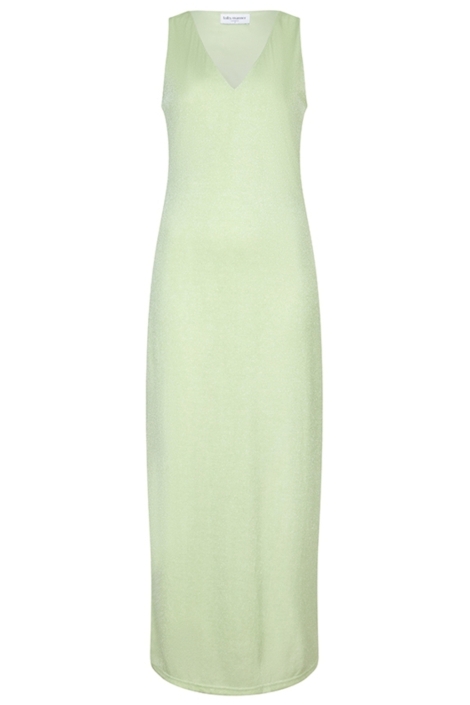 Lofty Manner groene dames jurk | Vooraanzicht