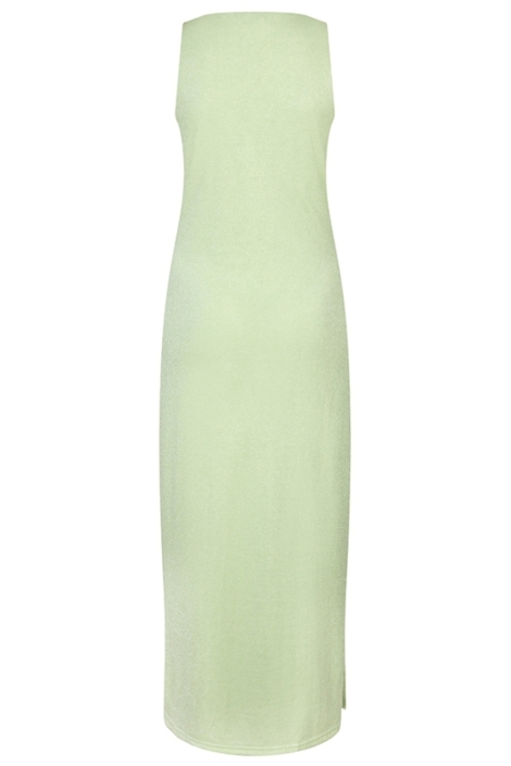 Lofty Manner groene dames jurk | Achteraanzicht