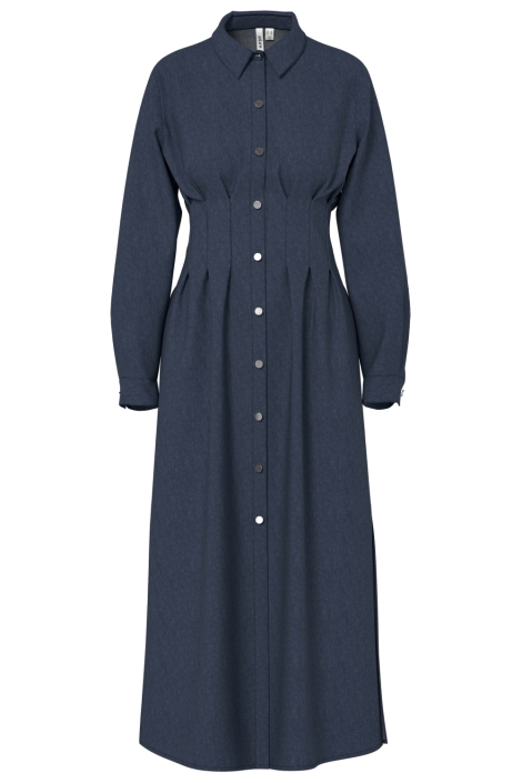 Hypedrop blauwe dames jurk | Vooraanzicht