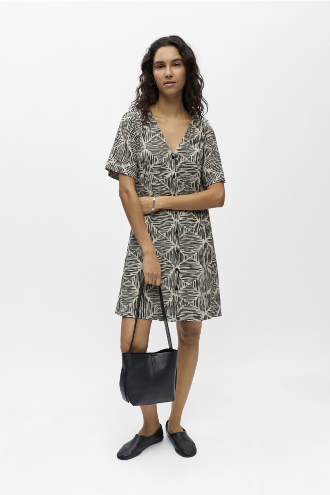 Object zwarte dames jurk | Model