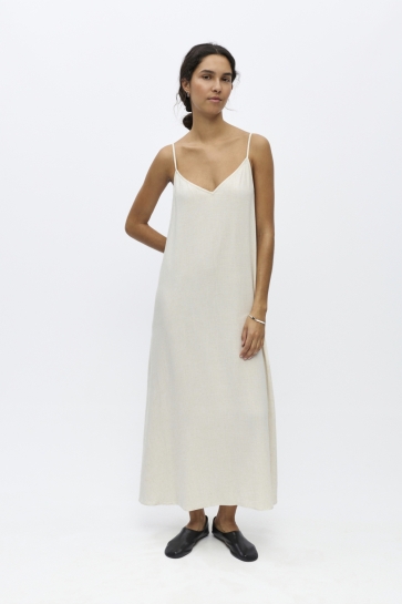 Object Jurk OBJSANNE LO STRAP DRESS DIV 23048804 Sandshell