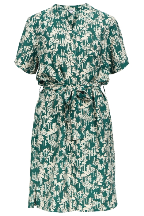 Object groene dames jurk | Vooraanzicht