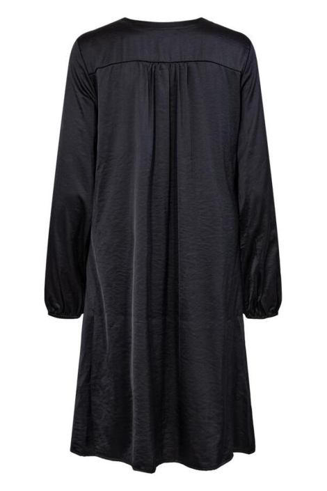 Freequent zwarte dames jurk | Achteraanzicht