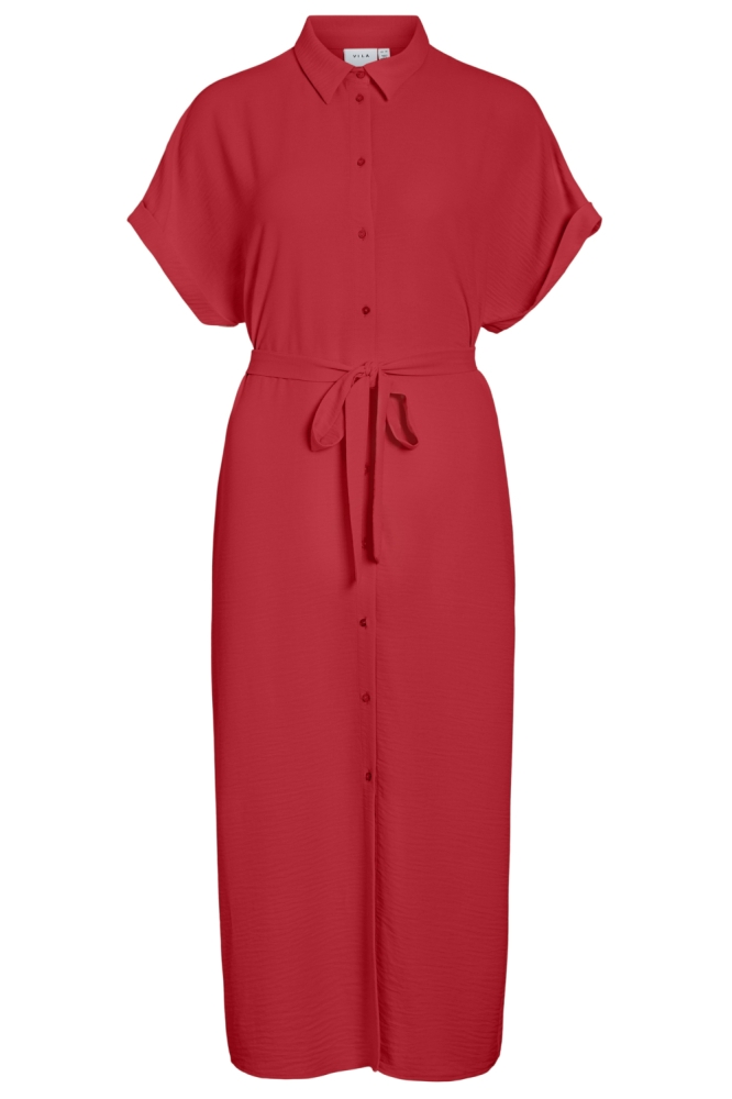 Vila rode dames jurk | Vooraanzicht