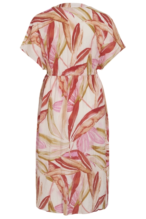 Vila beige dames jurk | Achteraanzicht