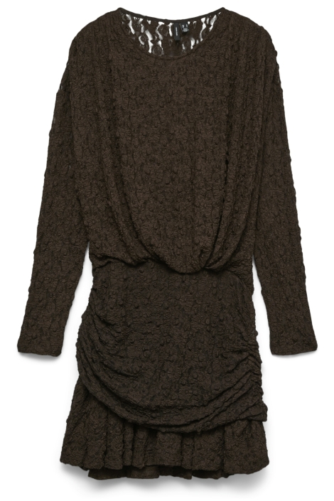 Vero Moda bruine dames jurk | Vooraanzicht