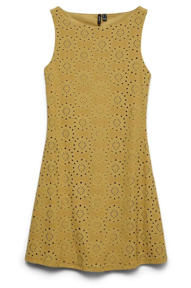 Vero Moda groene dames jurk | Vooraanzicht