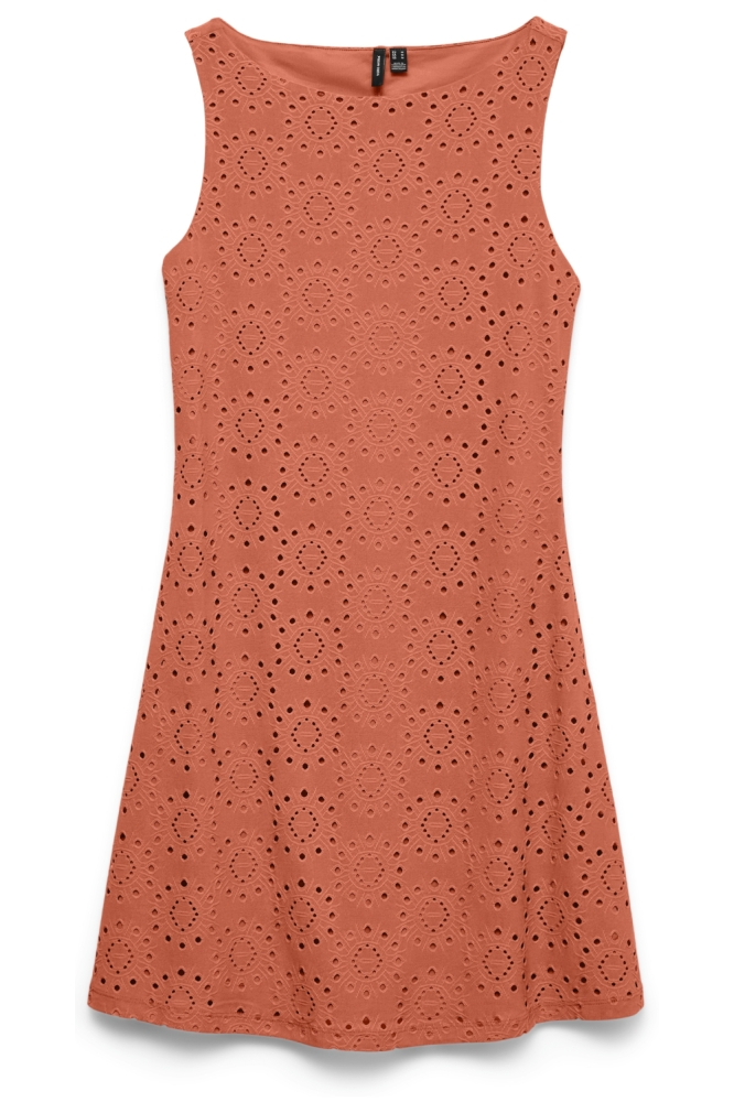 Vero Moda oranje dames jurk | Vooraanzicht