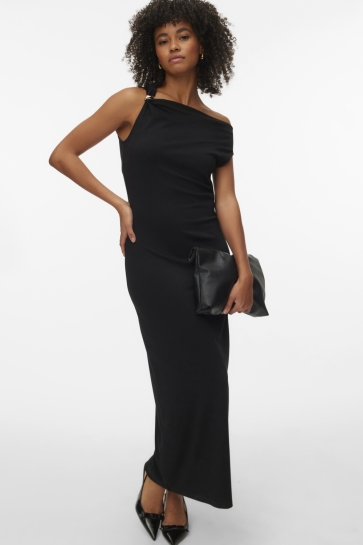 Vero Moda Jurk VMCARLY SL ANKLE BUCKLE DRESS JRS 10344394 Black
