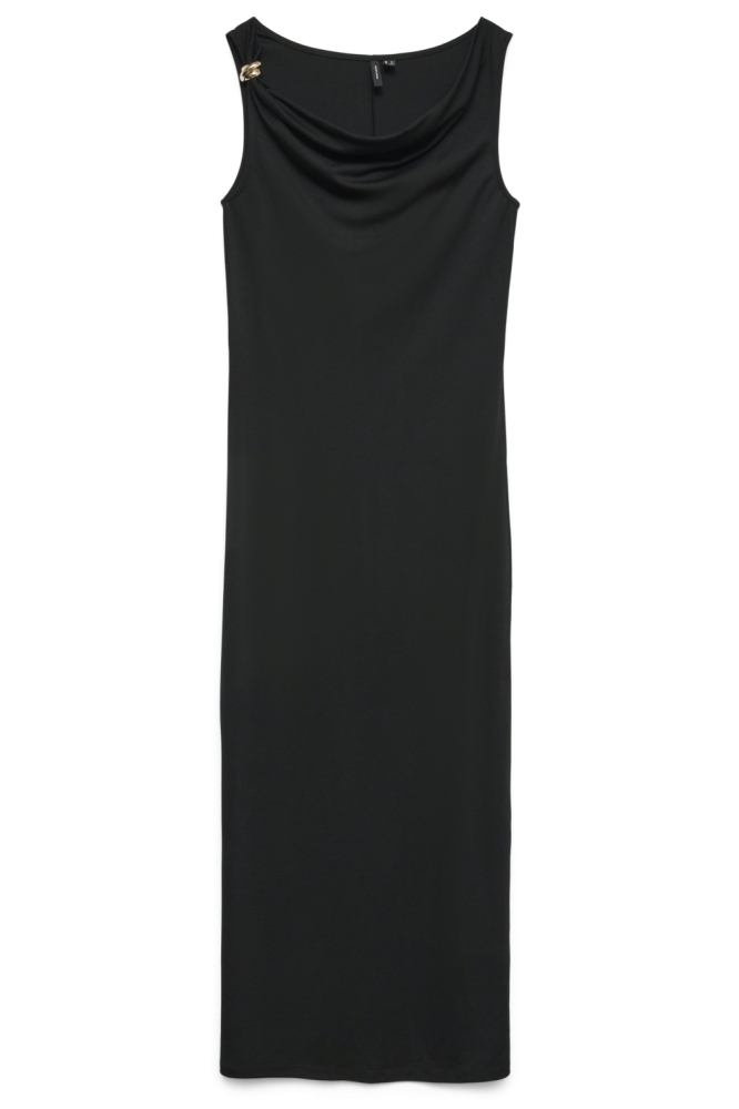 Vero Moda zwarte dames jurk | Vooraanzicht