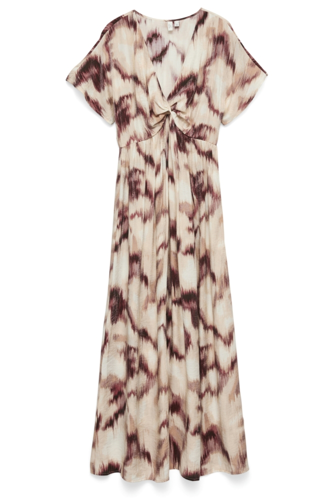 Vero Moda beige dames jurk | Vooraanzicht