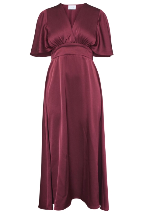 SisterS point bordeaux dames jurk | Vooraanzicht