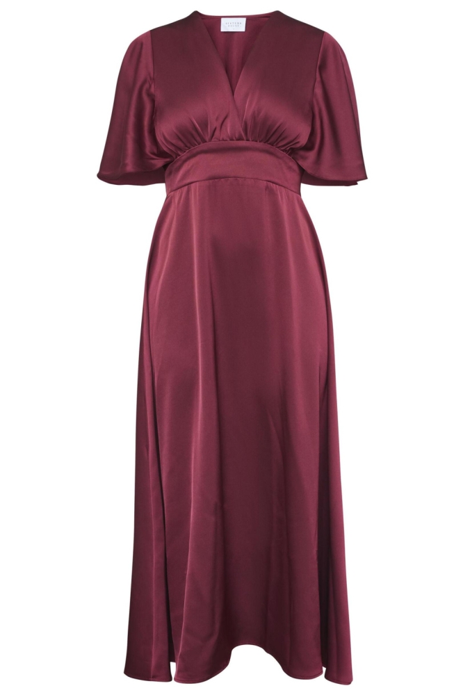 SisterS point bordeaux dames jurk | Vooraanzicht