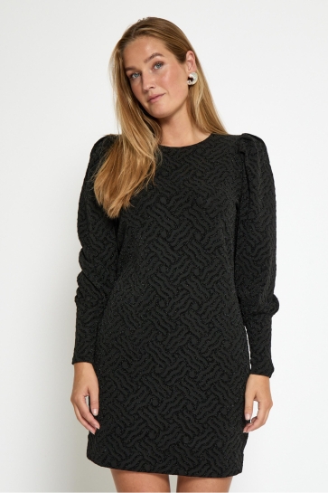 Peppercorn Jurk LIA ANISSA DRESS PC8578 9000J BLACK JACQUARD