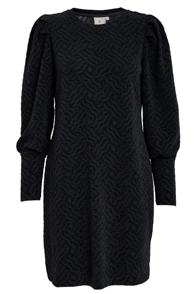 Peppercorn zwarte dames jurk | Vooraanzicht