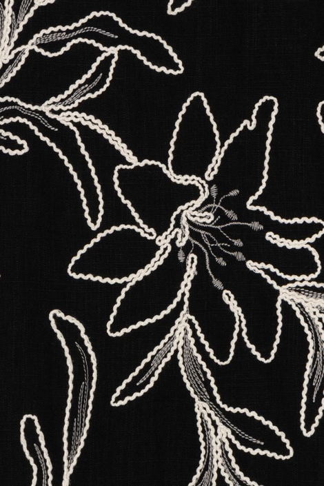 EsQualo zwarte dames jurk | Kleurstaal