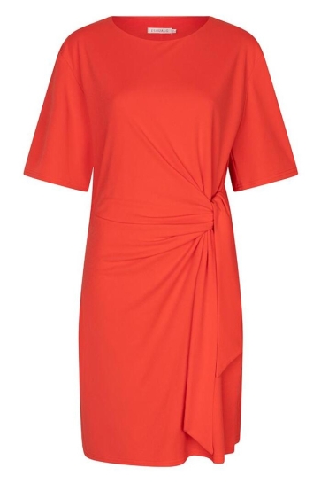 EsQualo Jurk DRESS SHORT BOW HS26 10224 RED