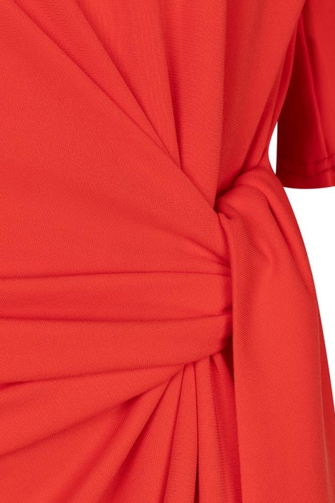 EsQualo rode dames jurk | Close up