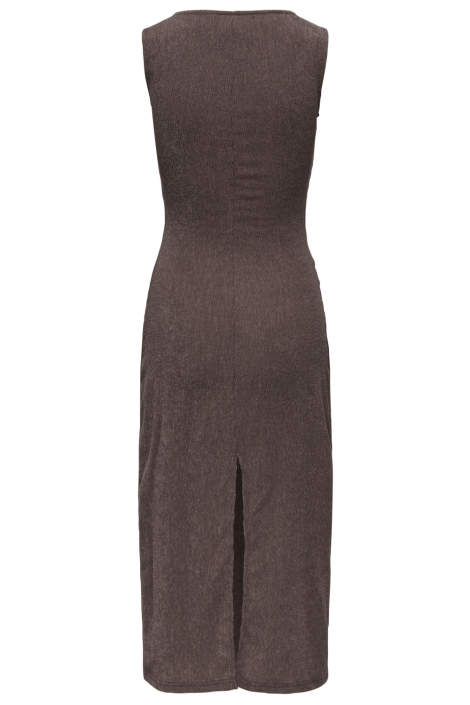 Only bruine dames jurk | Achteraanzicht
