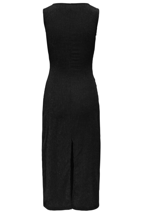 Only zwarte dames jurk | Model achteraanzicht