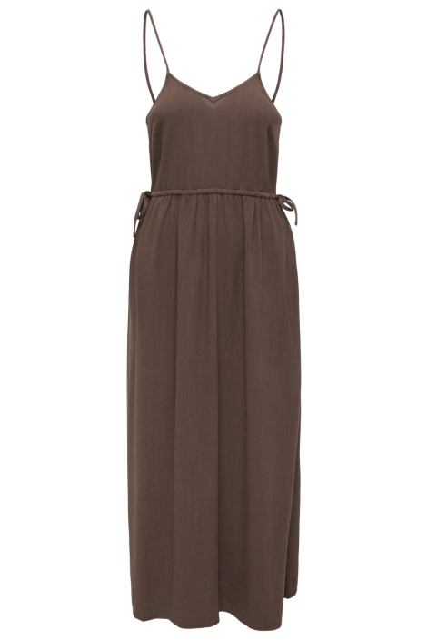 Only bruine dames jurk | Vooraanzicht