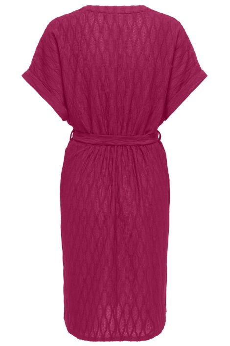 Only roze dames jurk | Achteraanzicht