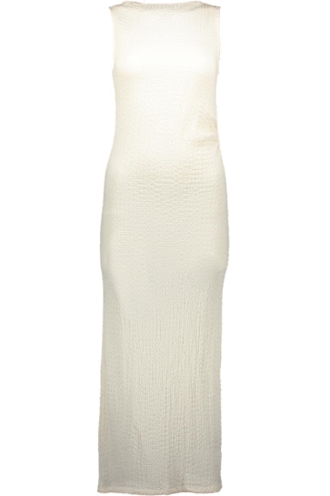 Vila Jurk VIMERGENA BOAT NECK S/L MIDI DRESS/ 14115662 Birch