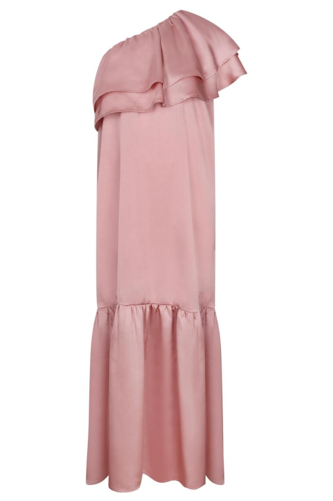 Studio Amaya roze dames jurk | Vooraanzicht