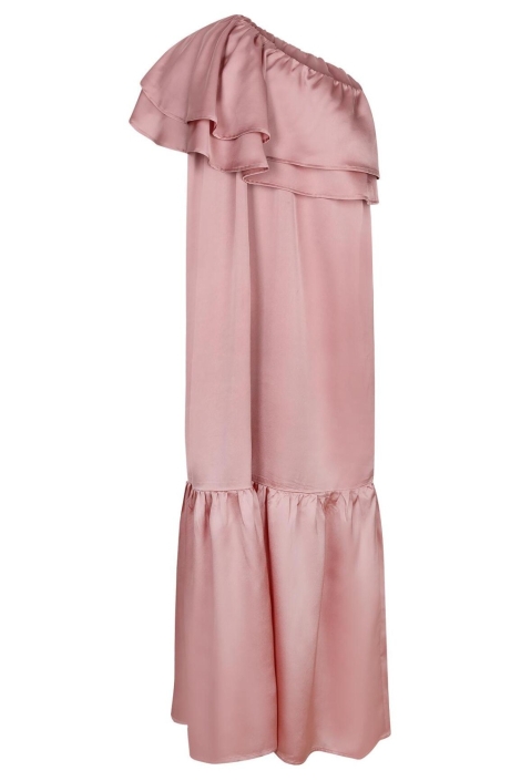 Studio Amaya roze dames jurk | Achteraanzicht