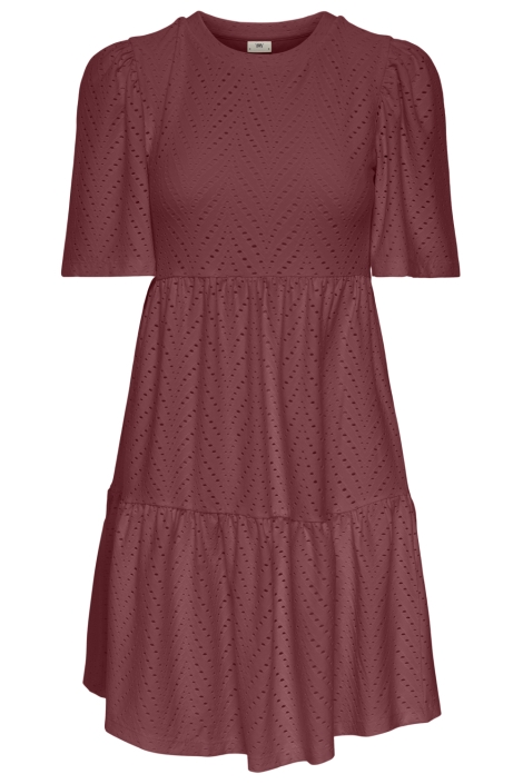 Jacqueline de Yong bordeaux dames jurk | Vooraanzicht