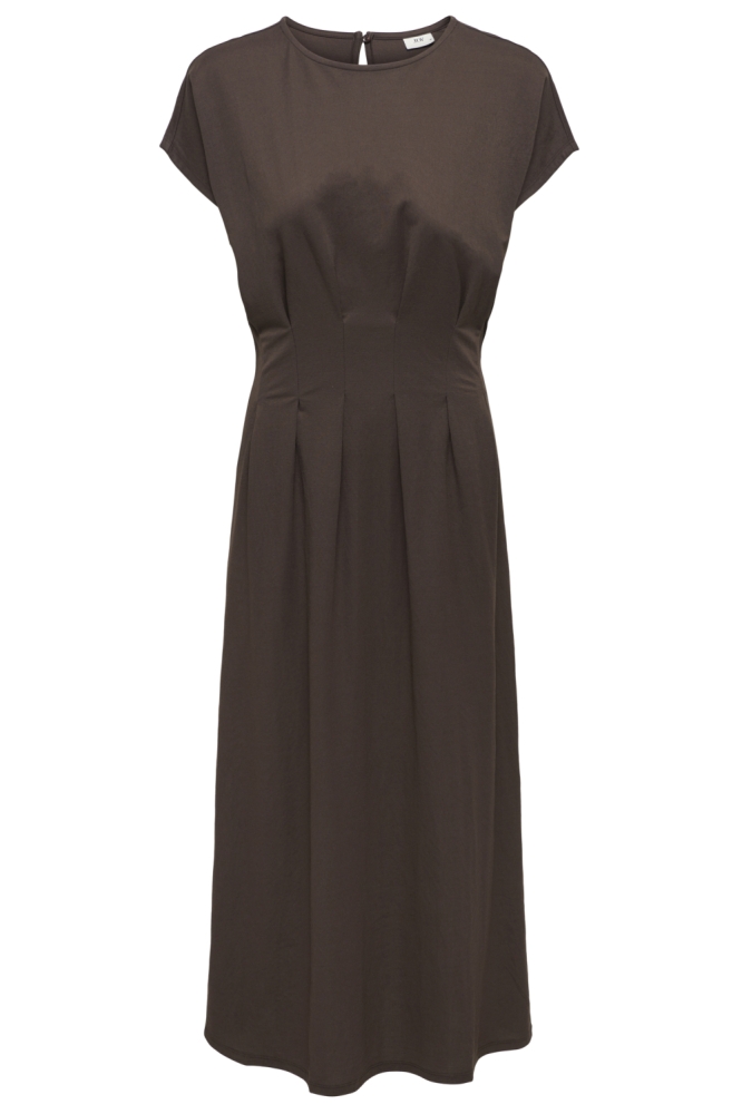 Jacqueline de Yong bruine dames jurk | Vooraanzicht